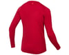 Image 2 for Endura BaaBaa Blend Long Sleeve Base Layer (Rust Red) (L)